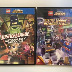 Lego Justice League DVDs