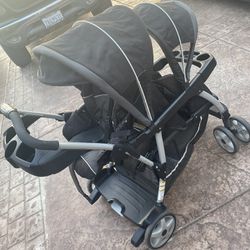 Graco Duo Glider Clock Connect Double Stroller