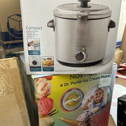 ice cream and a deep fryer