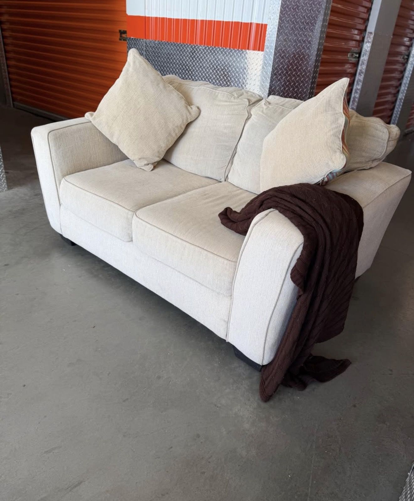 White Couch Beige Couch Cream Colored Sofa Loveseat