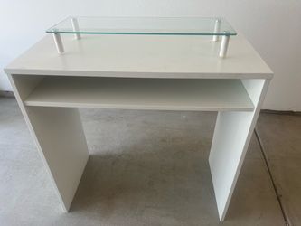 White IKEA Computer Desk