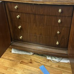 Large dining room Buffet Cabinet W/mirror 