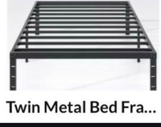 Twin metal bedframe like brand new didn’t end up using it