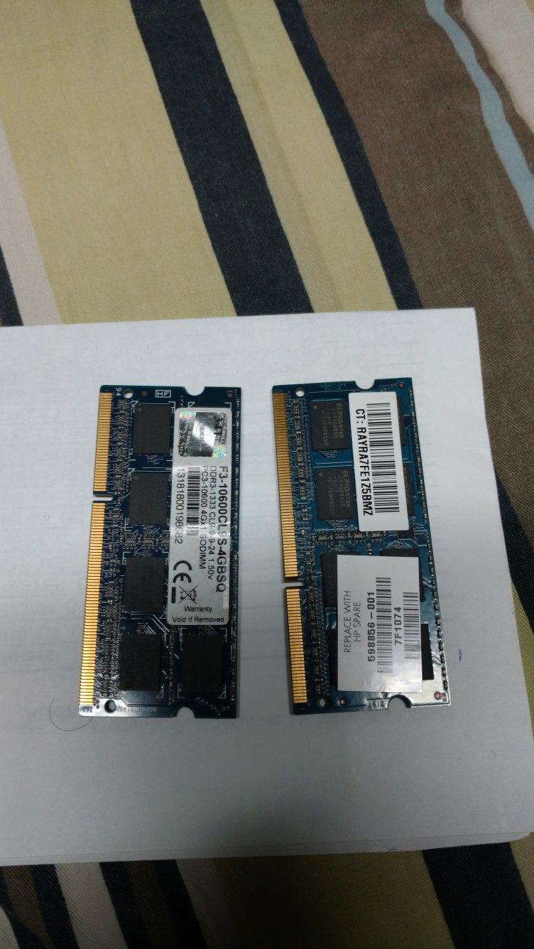 Memory Ram for Laptop