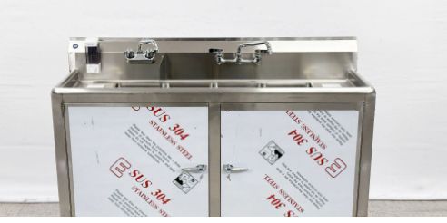 60 ins Portable Food Truck Station 4 compartment sink PO60-4