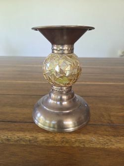 Gold Candle Stand