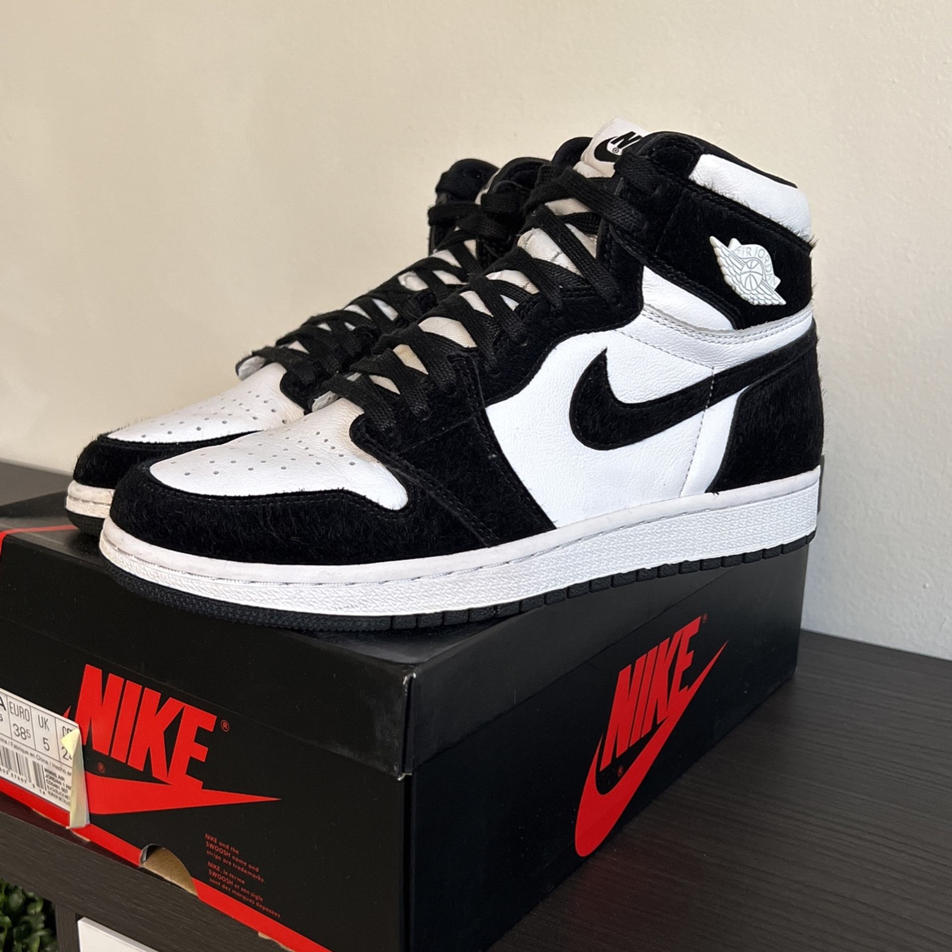 Size Nike Air Jordan High Twist Pony Hair Panda CD0461 007