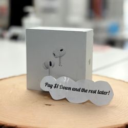 Apple Airpods Pro 2nd Generation New - Pay $1 To Take It Home Today and pay the rest later.