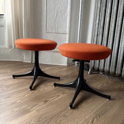 Vintage Herman Miller Nelson Pedestal Stools