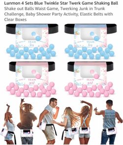 4-Set Waist Shaking Ball Party Game