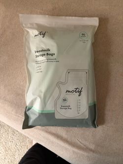 Breast milk storage bags