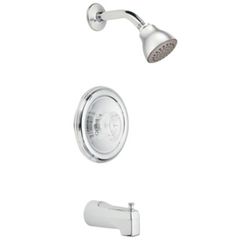 Moen Chateau Posi-Temp Tub/Shower Faucet, 2.5 GPM, 1-Function, Single Knob -T183