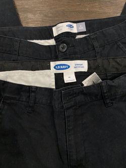 Used Boys Black Uniform Old Navy Black Pants