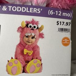 Infant & Toddlers’ , Pink Monster Costume