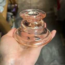 Pink Candle Holder