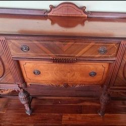 Antique Sideboard Buffet 