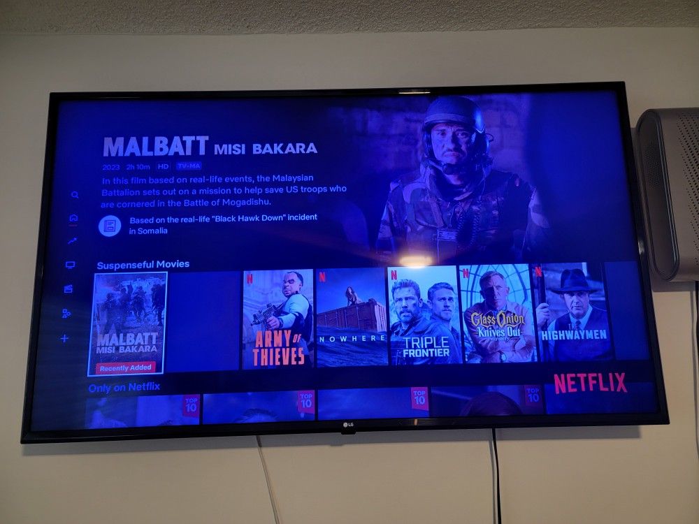 LG TV 55" 4K UHD 55UK6090PUA With Remote