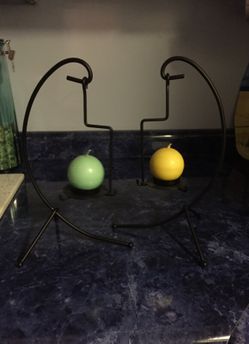 Set of 2 candle holders
