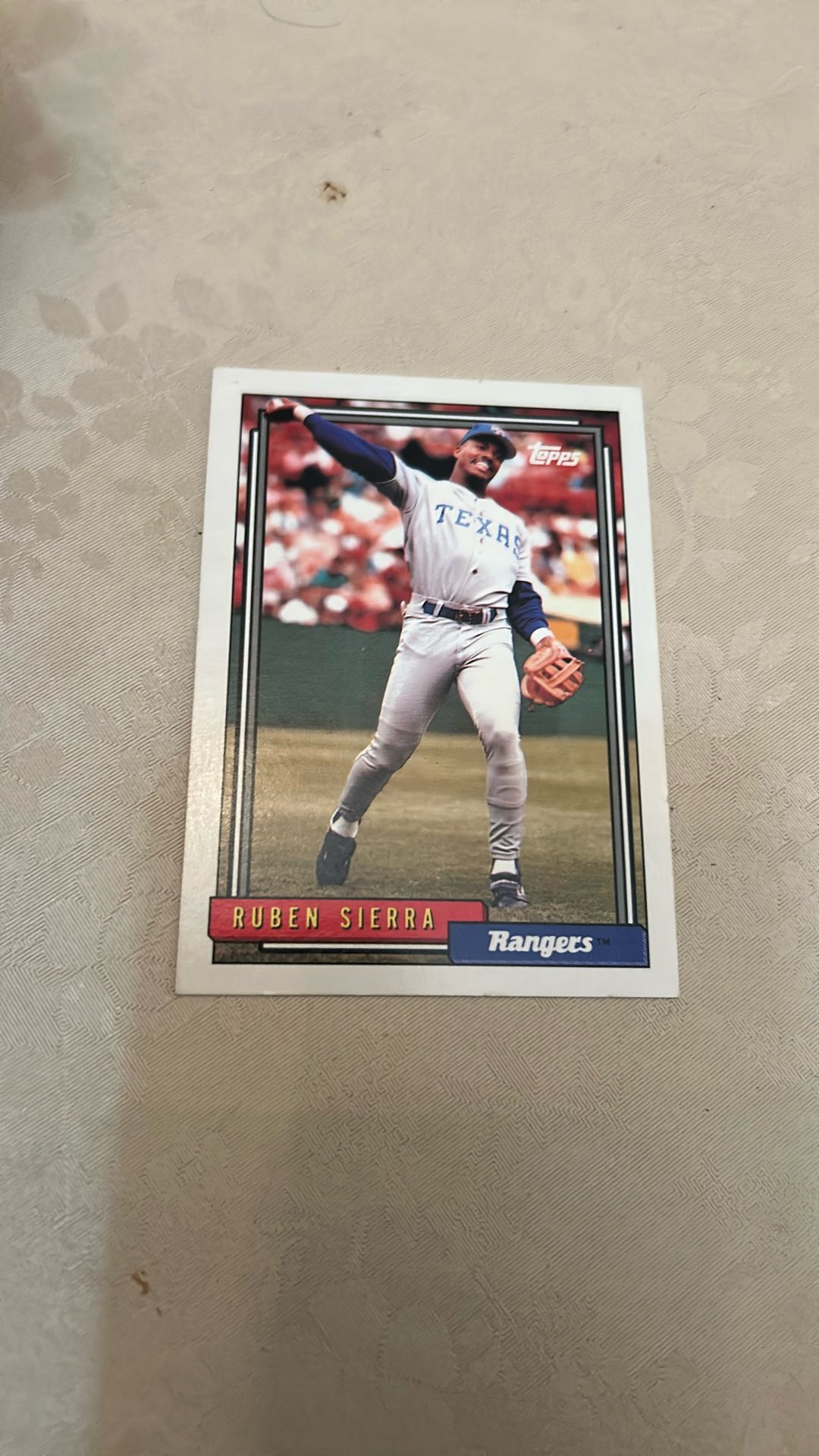 1992 Topps #700 Ruben Sierra Texas Rangers GEM-MT Baseball Card *B906