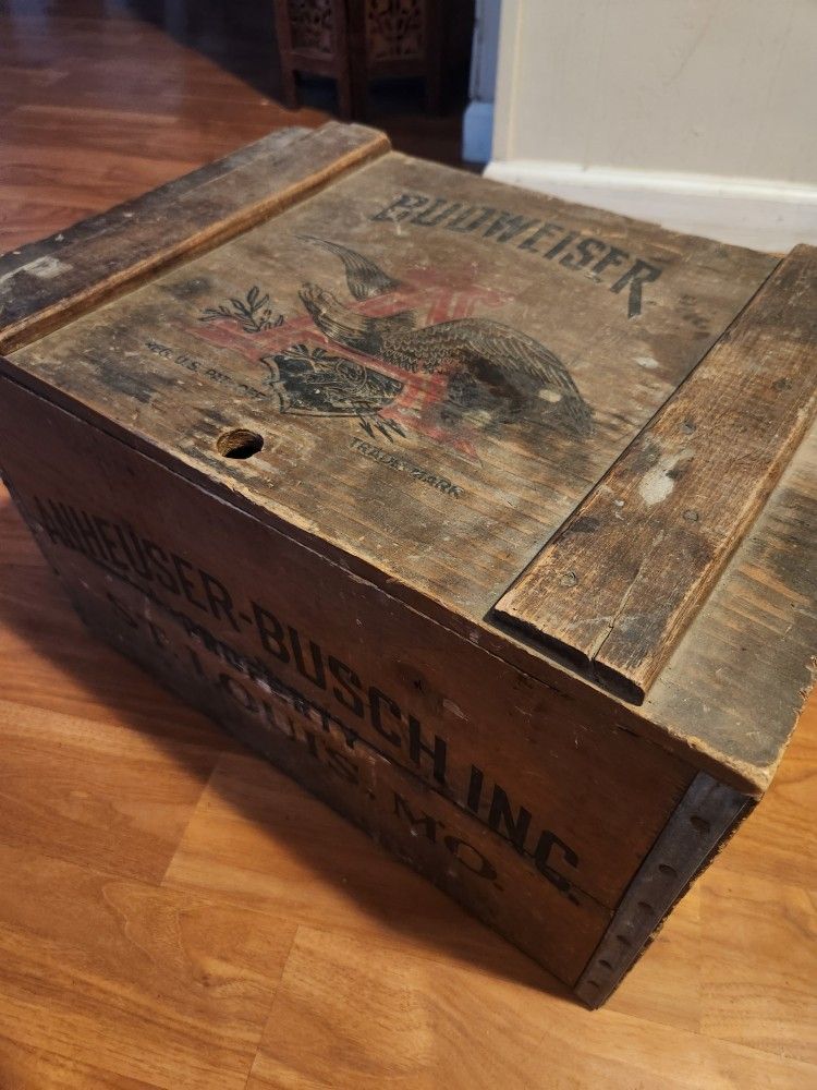 B*3様 ヴィンテージ Budweiser 木箱 80s B*3様 ヴィンテージ Budweiser