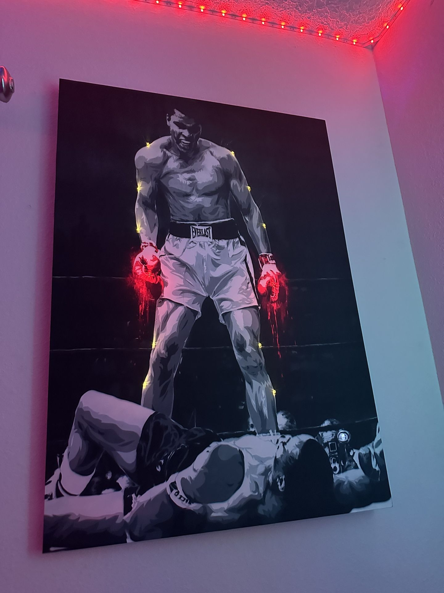 Muhammad Ali LED poster