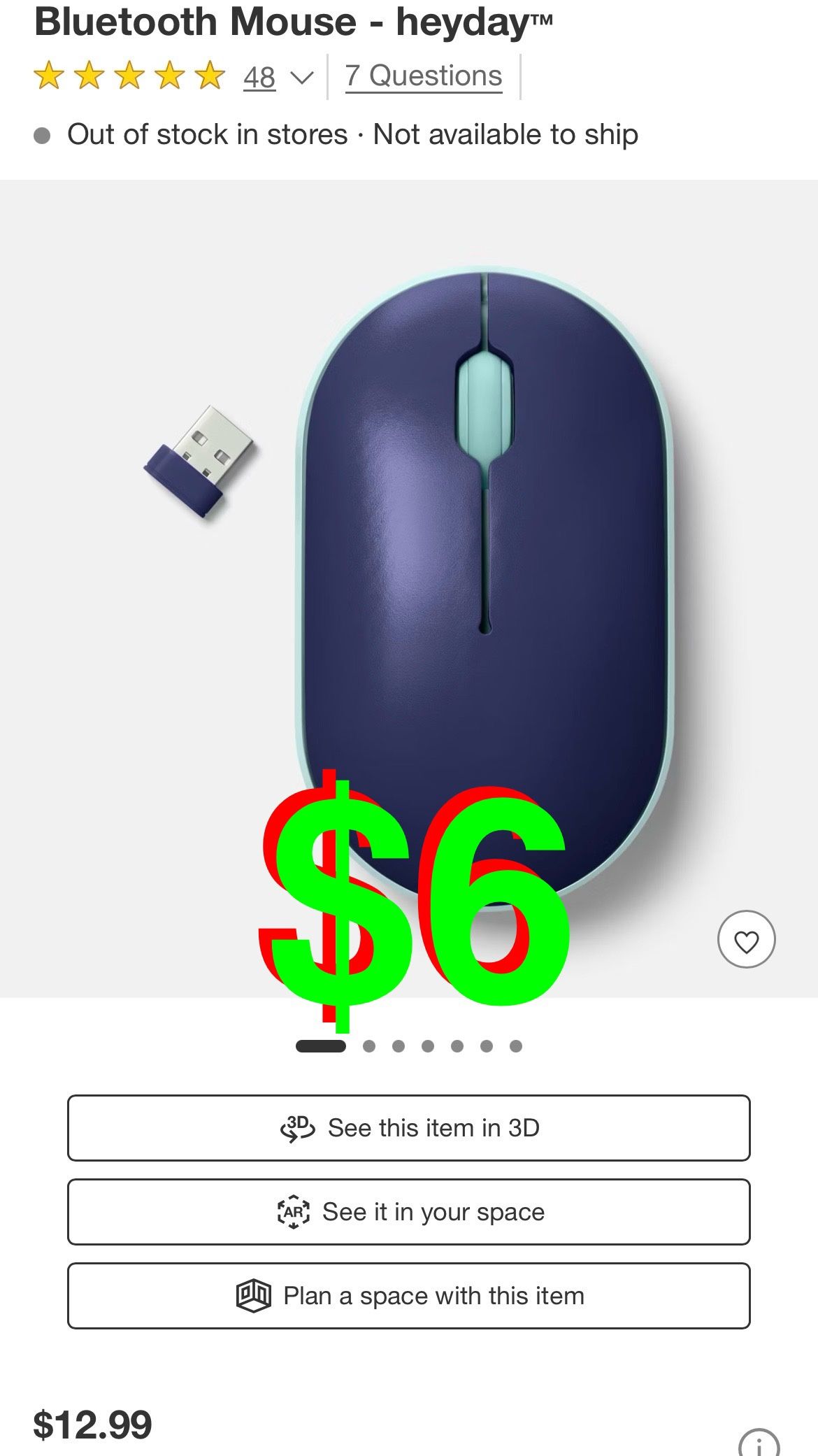 Compact Wireless Mouse Spring Purple Bluetooth 5.1 NEW