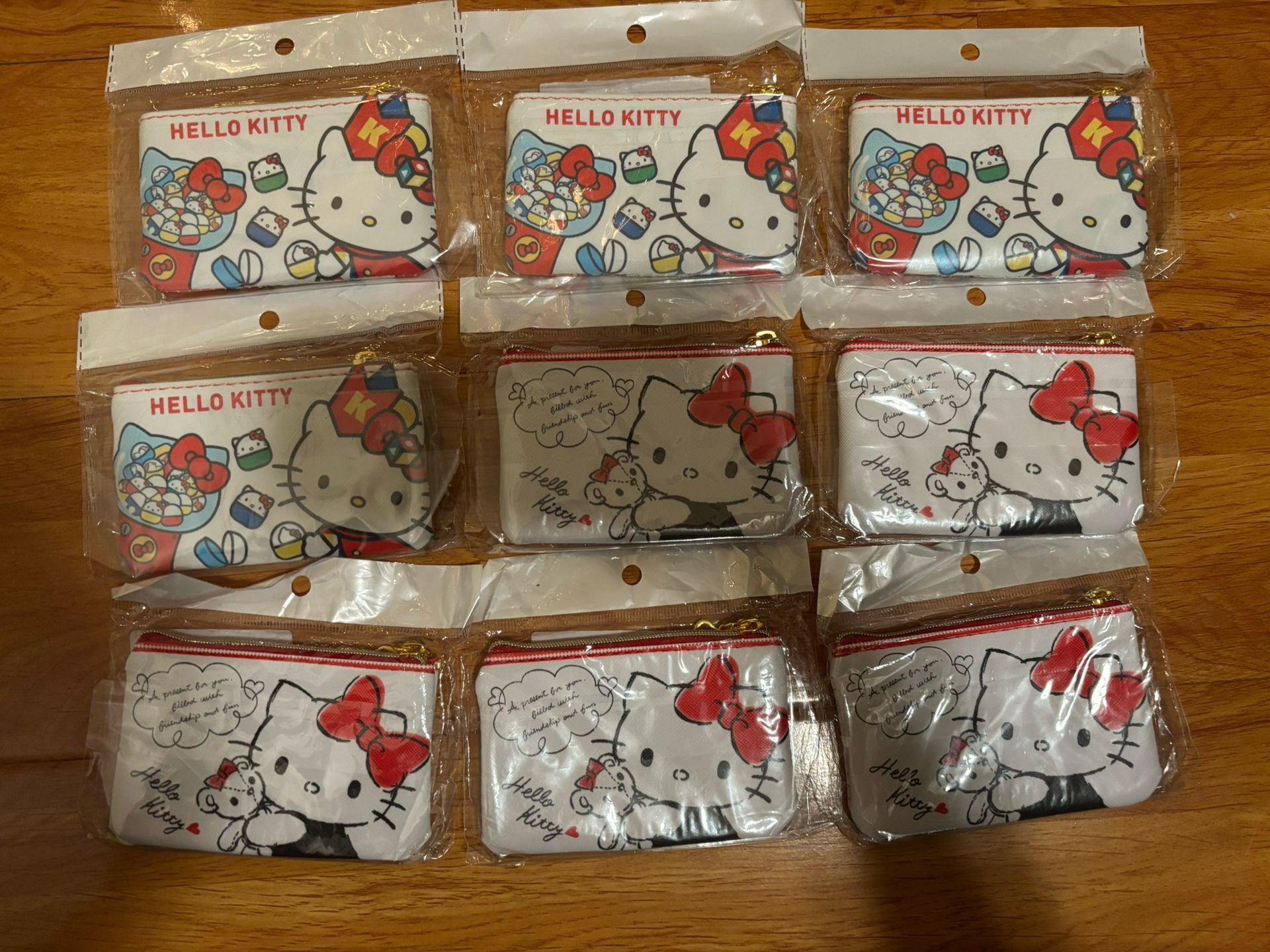 Hello Kitty Coin Purses With Charm