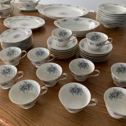 Noritake Japan 3064 Violette China 79 Pieces