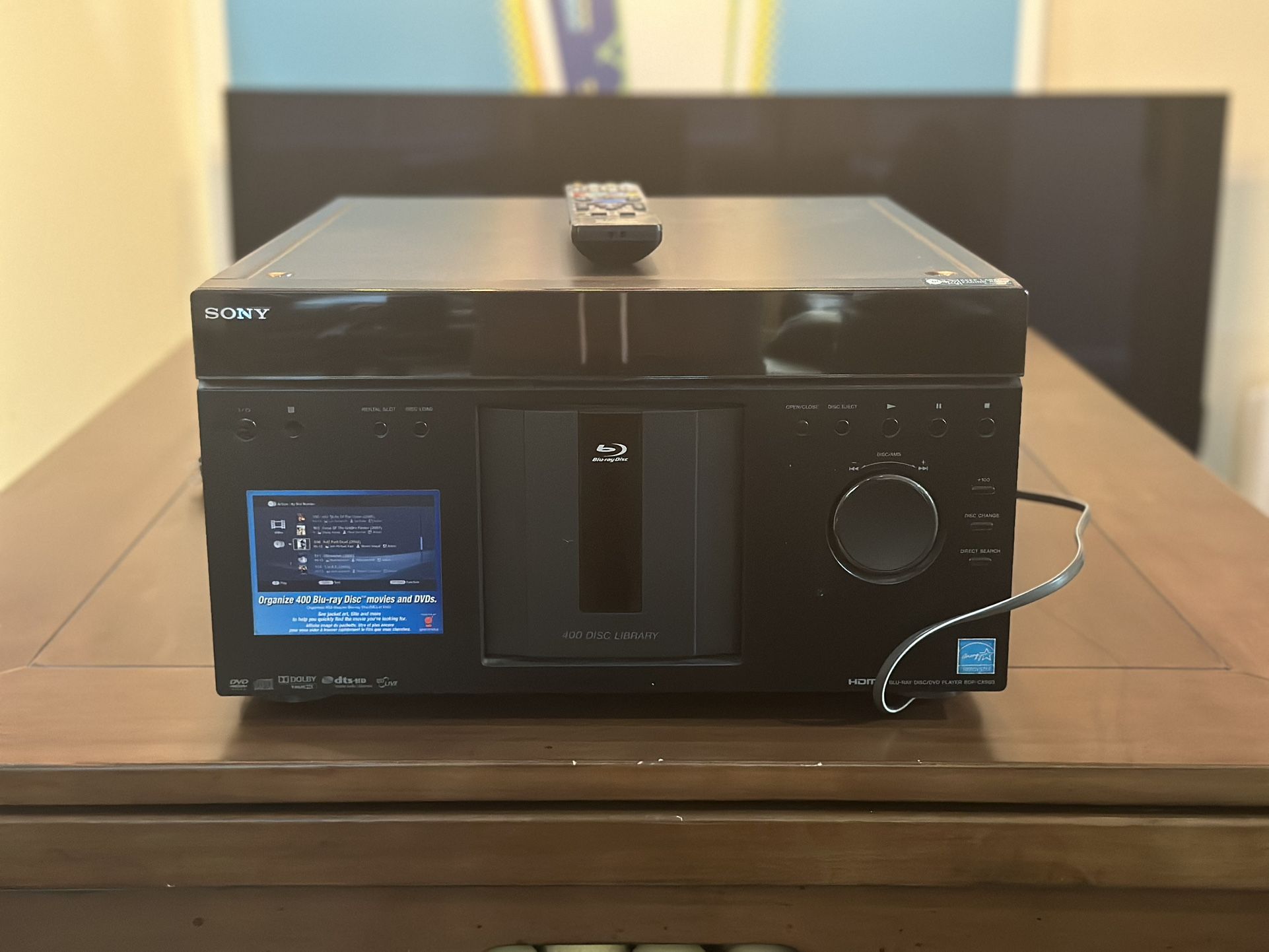 Sony 400 Blu Ray DVD Disc Player
