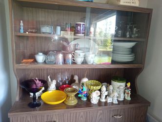 Antique Glass China And Plates