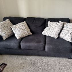 Sofa & Loveseat Set With Pillows
