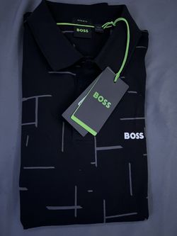 Boss Collar Shirt Black size M
