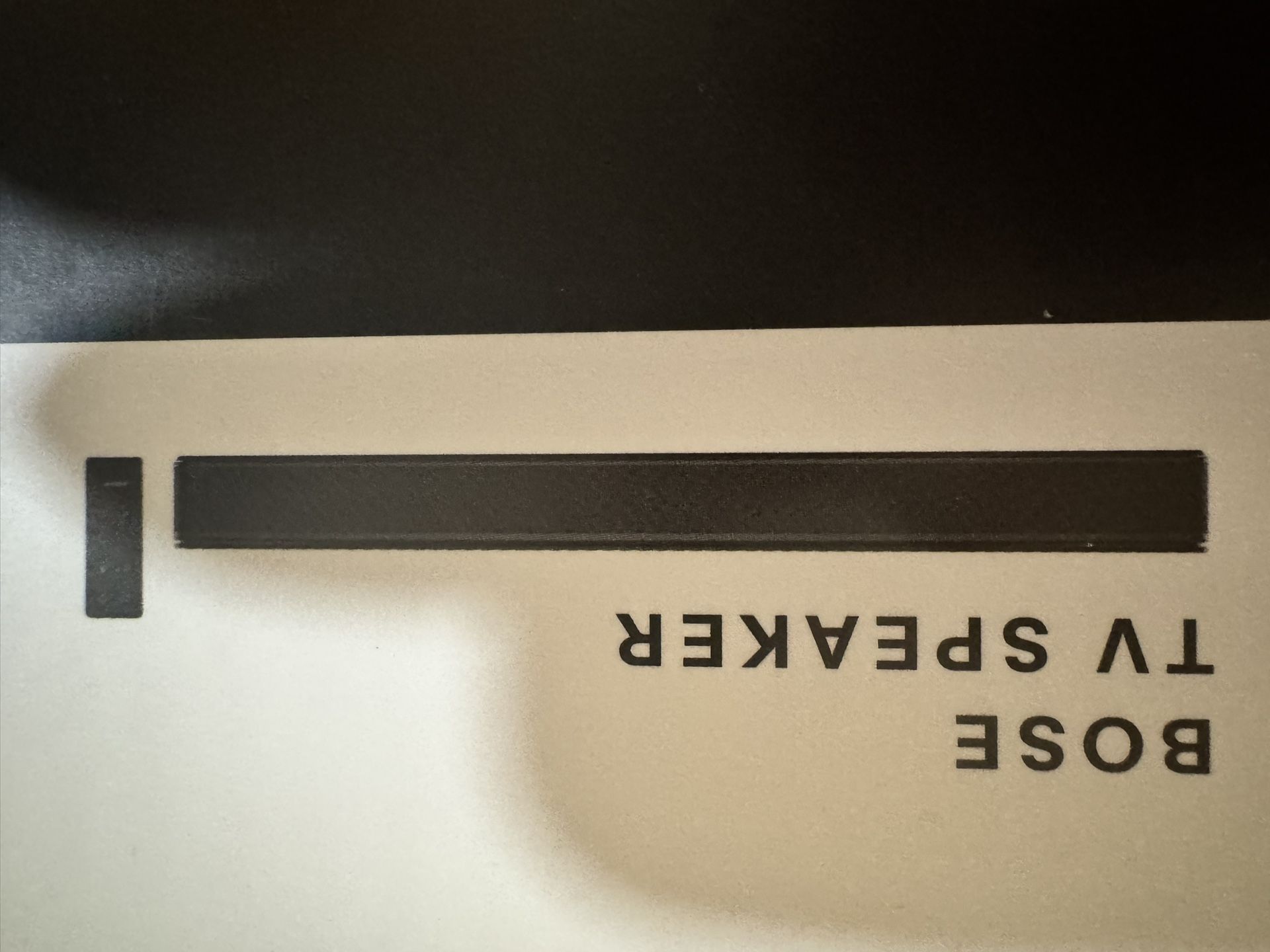 Bose TV speaker