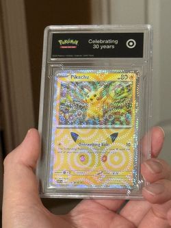 Pikachu 30th Anniversary 040/128 #18/30 with Target Slab