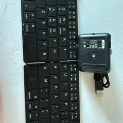 Portable Wireless Keyboard And Mouse