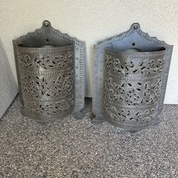 Bronze Tin Light Covers