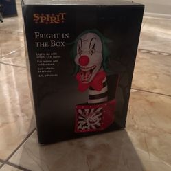 Fright In The Box Halloween Blow Up 