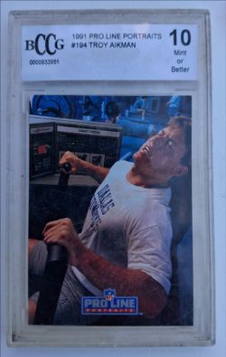 TROY AIKMAN• 1991 PROLINE PORTRAITS # 194 •COWBOYS•