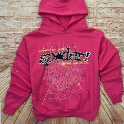 Pink spyder hoodie