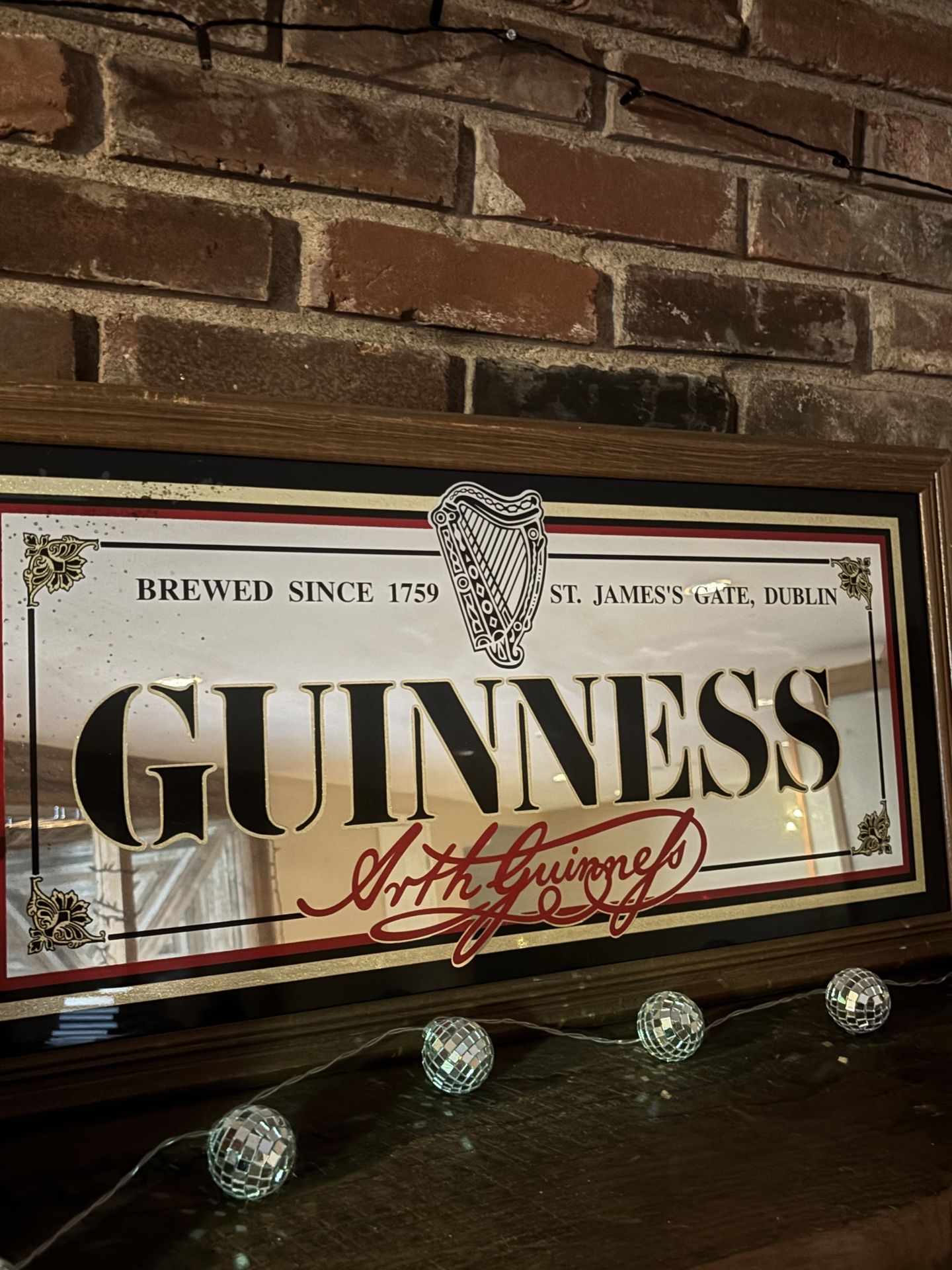 Vintage Guinness Bar Decor Plate