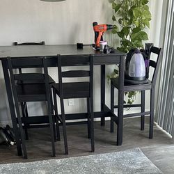 IKEA Black Dining Table