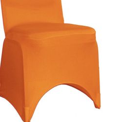 Orange Stretch Chair Cover