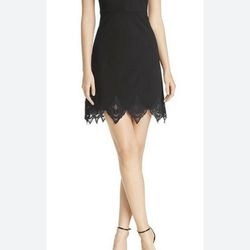 Lysse Women Alix Crochet Sleeveless Halter Neck Dress Black Size S