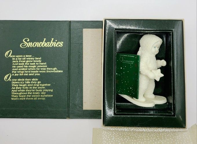 Vintage Department 56 Winter Tales of the Snowbabies "A Special Delivery" 79480