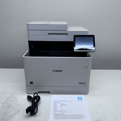 Canon imageCLASS MF741Cdw Wireless Color Laser AIO Printer- NO TONER  
