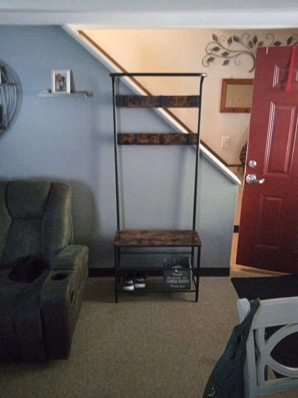 Coat Hanger Shoe Rack
