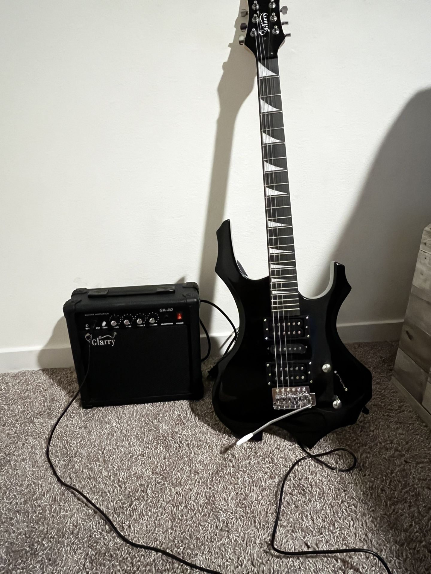 Electric Guitar And Amp
