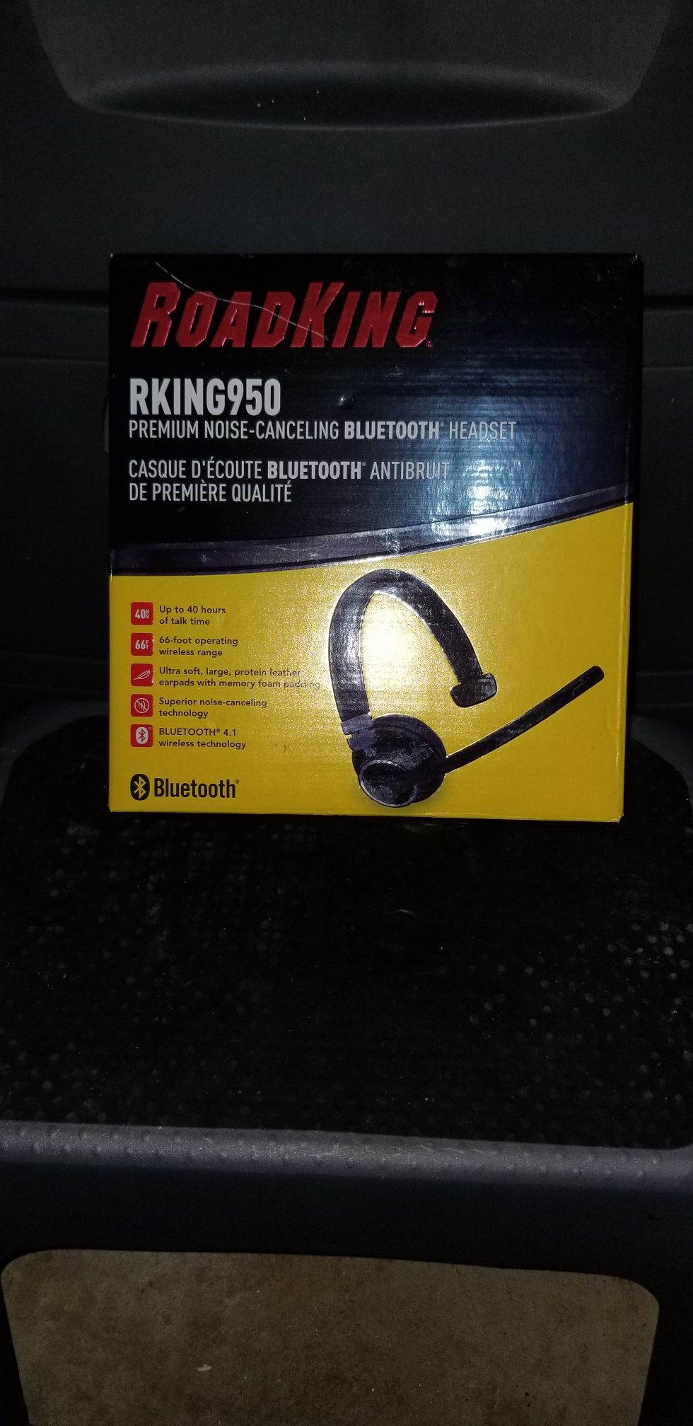 Road King headset Bluetooth up to 40 hours of talktime