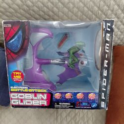 Spider-Man Villian Green Goblin Electronic Battle Attack Goblin Glider