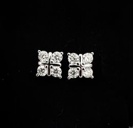 Moissanite 0.8 CT Earrings (New) 